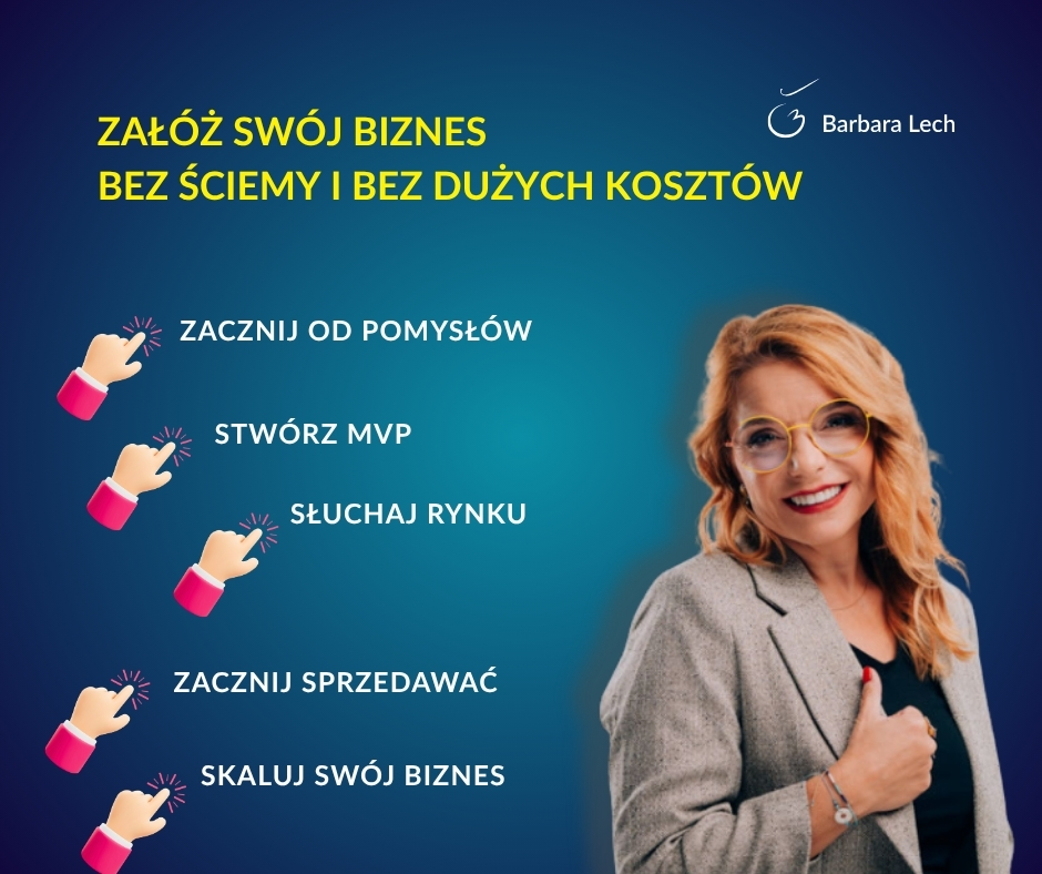 Barbara Lech - Jak założyć biznes od zera. Kobiety przedsiębiorcze