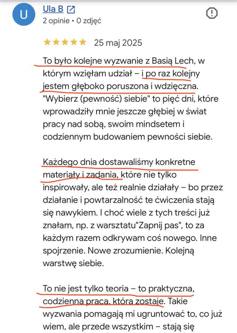 Opinia - Aneta Staska