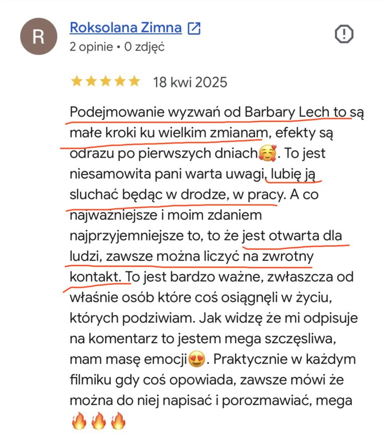 Opinia - Basia Gala