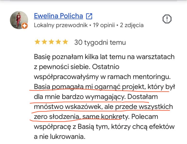 Opinia - Ewelina Policha